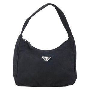 Prada Re-Edition 2000 Hobo Tessuto Black Nylon Handbag (Pre-Owned)